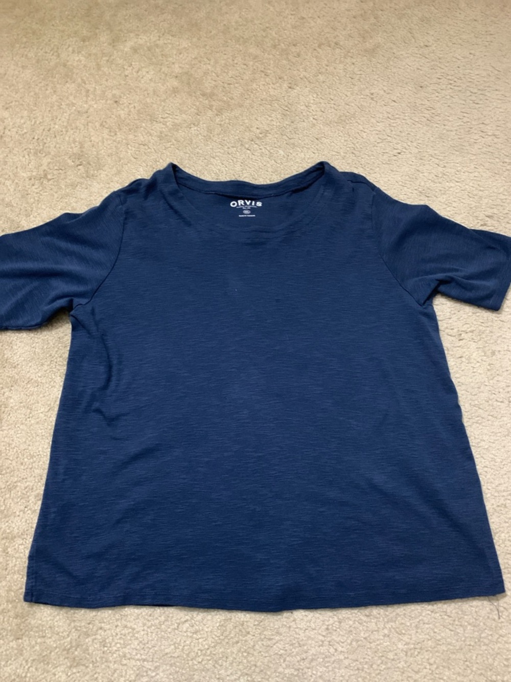 Orvis women’s Navy Short Sleeve Crew Tee